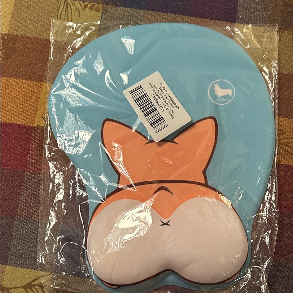 Cute Corgi buttock rear view Mouse Pad with Wrist Support